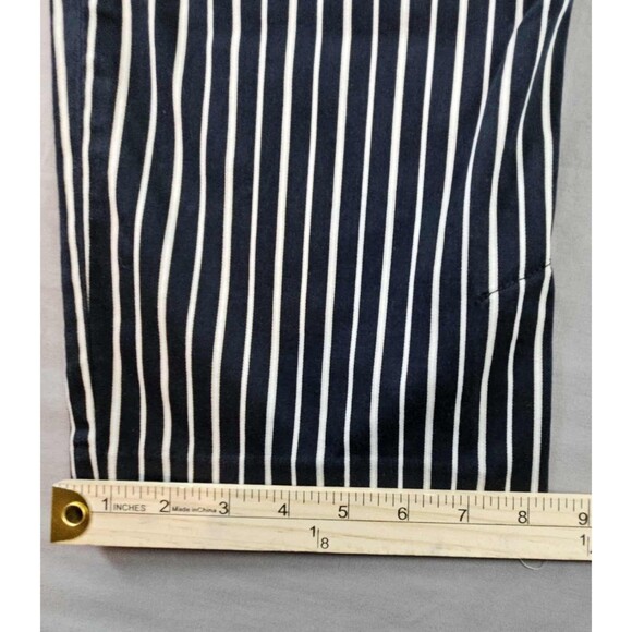 Ann Taylor Loft Black & White Checked Trouser Mid Rise Curvy Skinny Size 8 - Picture 5 of 9